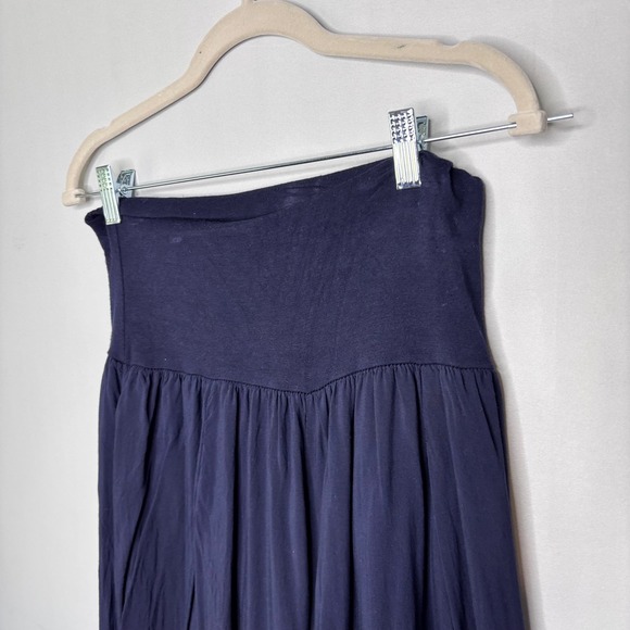 Tempo Paris Blue Palazzo Lounge Pants Womens‎ Size XL Wide Leg Stretch Waist - Picture 3 of 9